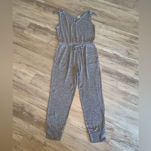 Super soft grey jumpsuit. Size small.